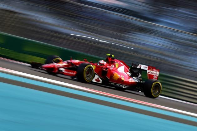 Ferrari's Finnish driver Kimi Raikkonen races during the Abu Dhabi Formula One Grand Prix at the Yas Marina circuit on November 29, 2015. AFP PHOTO / ANDREJ ISAKOVIC / AFP / ANDREJ ISAKOVIC (Photo credit should read ANDREJ ISAKOVIC/AFP/Getty Images)
