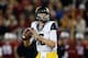 PALO ALTO, CA - NOVEMBER 21: Jared Goff #16 of the California Golden Bears in action against the Stanford Cardinal at Stanford Stadium on November 21, 2015 in Palo Alto, California. (Photo by Ezra Shaw/Getty Images)