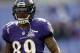 BALTIMORE, MD - NOVEMBER 1: Wide receiver Steve Smith #89 of the Baltimore Ravens looks on prior to a game against the San Diego Chargers at M&T Bank Stadium on November 1, 2015 in Baltimore, Maryland. (Photo by Matt Hazlett/Getty Images)