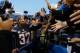 SAN DIEGO, CA - DECEMBER 20: Eric Weddle #32 of the San Diego Chargers greets fans after the San Diego Chargers defeated the Miami Dolphins 30-14 at Qualcomm Stadium on December 20, 2015 in San Diego, California. (Photo by Sean M. Haffey/Getty Images)