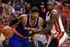 Carmelo Anthony led the way for the Knicks on Wednesday with a game-high 25 points.