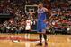 MIAMI, FL - JANUARY 6: Dwyane Wade #3 of the Miami Heat and Carmelo Anthony #7 of the New York Knicks stand on the court during the game on January 6, 2016 at American Airlines Arena in Miami, Florida. NOTE TO USER: User expressly acknowledges and agrees that, by downloading and or using this Photograph, user is consenting to the terms and conditions of the Getty Images License Agreement. Mandatory Copyright Notice: Copyright 2016 NBAE (Photo by Issac Baldizon/NBAE via Getty Images)