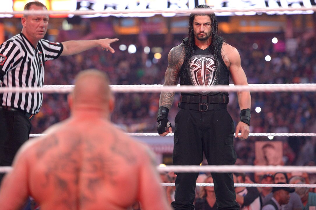 roman reigns brock lesnar wwe