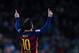 BARCELONA, SPAIN - JANUARY 06: Lionel Messi of FC Barcelona celebrates after scoring his team's second goal during the Copa del Rey Round of 16 first leg match between FC Barcelona and RCD Espanyol at Camp Nou on January 6, 2016 in Barcelona, Spain. (Photo by David Ramos/Getty Images)