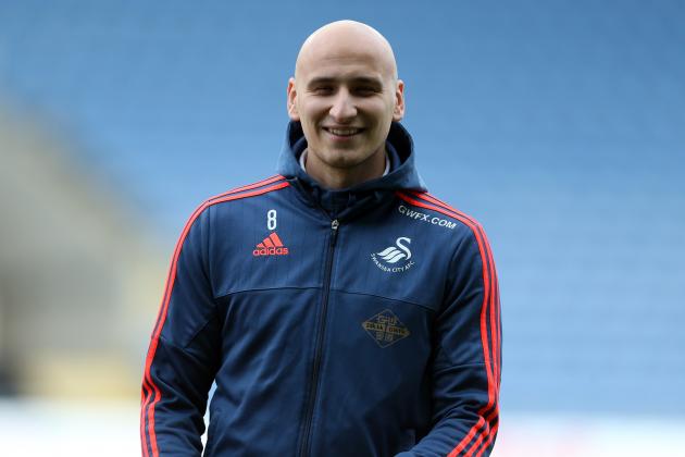 OXFORD, ENGLAND - JANUARY 10:  A smiling Jonjo Shelvey of Swansea City before The Emirates FA Cup match between Oxford United and Swansea City at Kassam Stadium on January 10, 2016 in Oxford, England.  (Photo by Catherine Ivill - AMA/Getty Images)