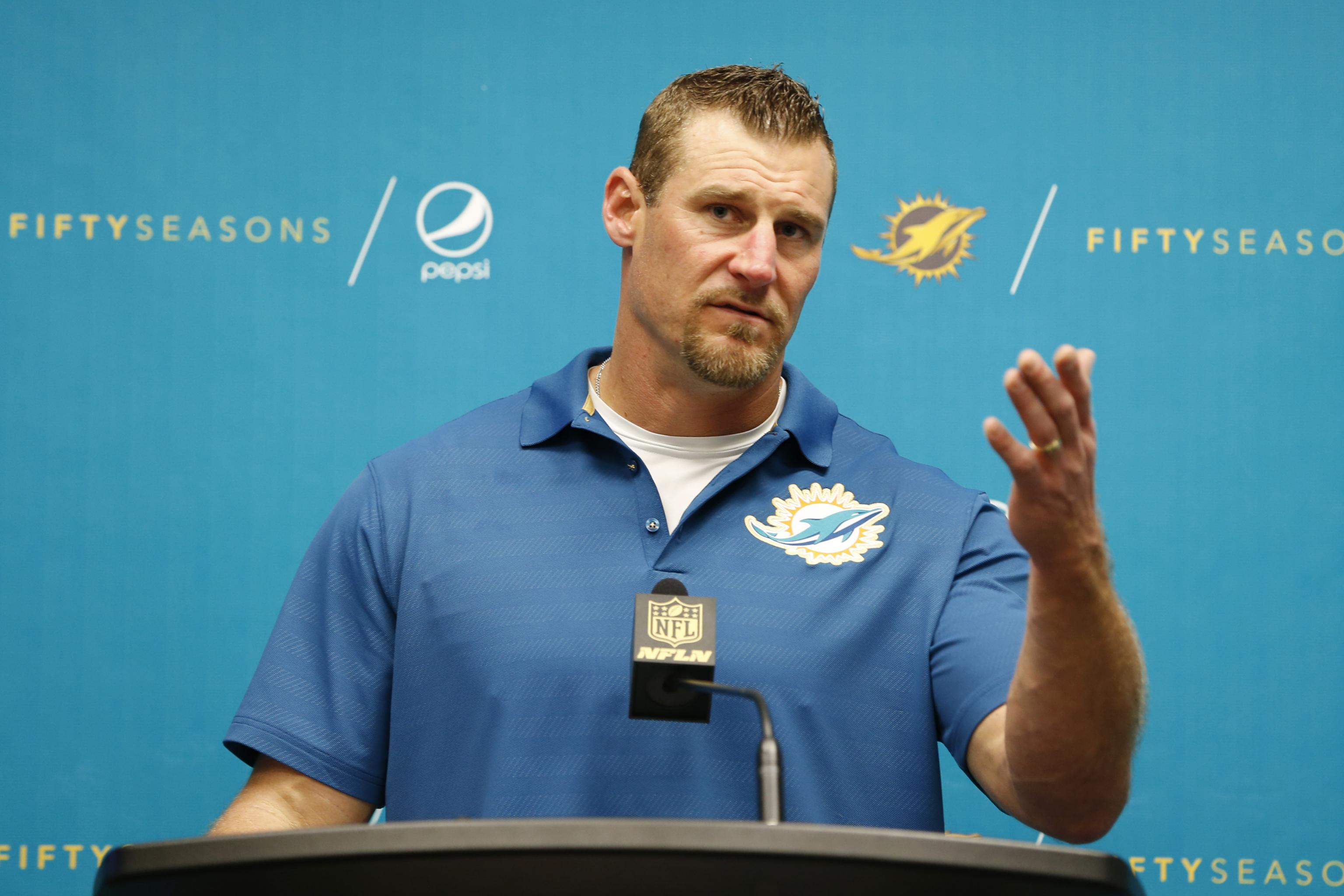 The NFL's new resident maniac Dan Campbell showed up to his weekly