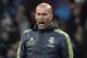 Real Madrid's French coach Zinedine Zidane shouts from the sideline during the Spanish league football match Real Madrid CF vs RC Deportivo La Coruna at the Santiago Bernabeu stadium in Madrid on January 9, 2016. AFP PHOTO / GERARD JULIEN / AFP / GERARD JULIEN (Photo credit should read GERARD JULIEN/AFP/Getty Images)