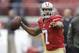 San Francisco 49ers quarterback Colin Kaepernick (7) warms up before an NFL football game against the Atlanta Falcons in Santa Clara, Calif., Sunday, Nov. 8, 2015. (AP Photo/Ben Margot)