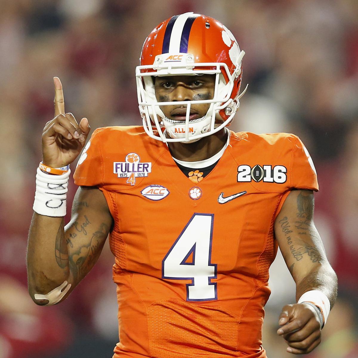 Deshaun Watson's Goal Is to Make Clemson's Offense the 'Best Ever