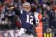 Jan 16, 2016; Foxborough, MA, USA; New England Patriots quarterback Tom Brady (12) throws a pass during the second quarter against the Kansas City Chiefs in the AFC Divisional round playoff game at Gillette Stadium. Mandatory Credit: Robert Deutsch-USA TODAY Sports