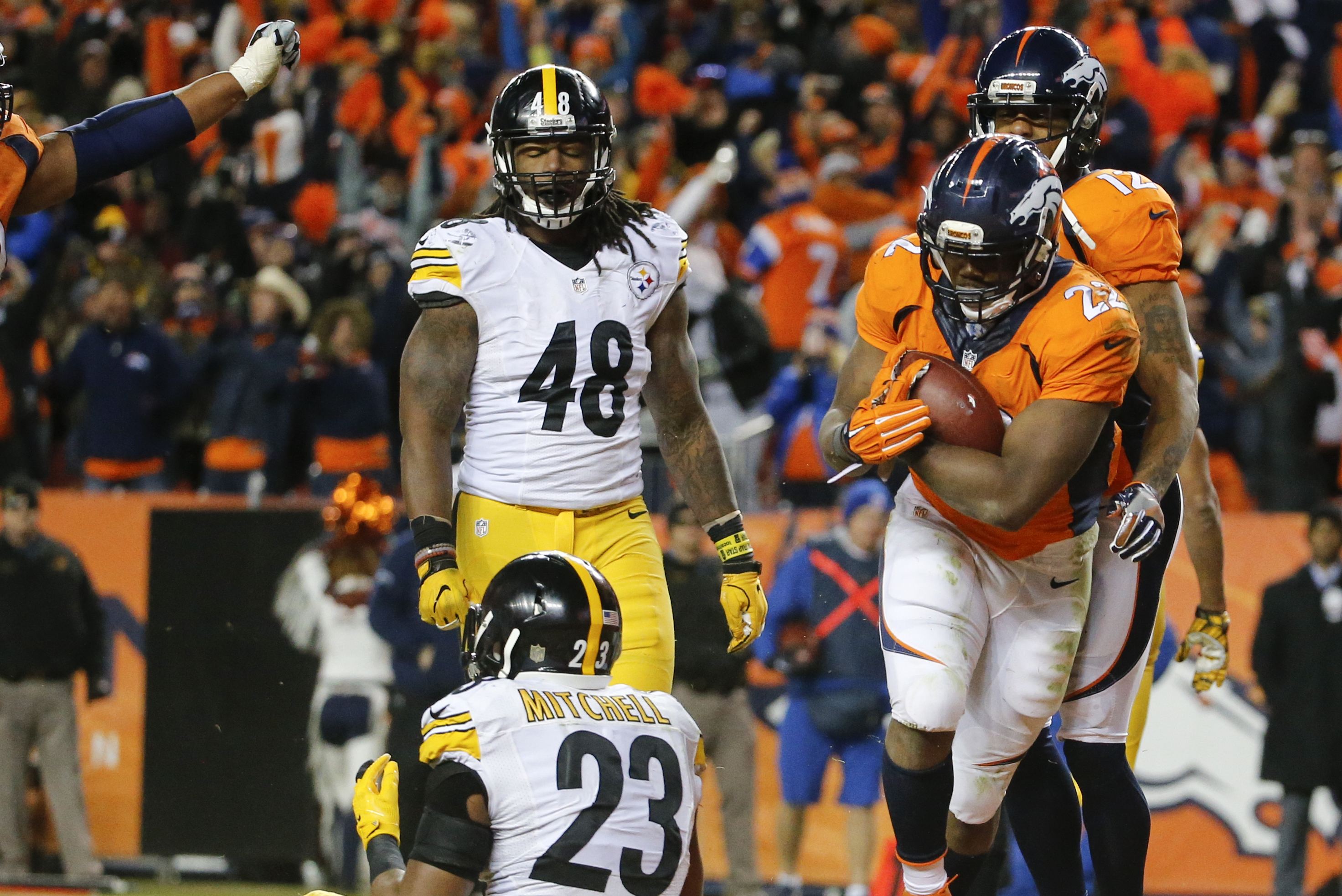 Broncos defeat Steelers, 23-16, as Peyton Manning will face Tom