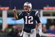FOXBORO, MA - JANUARY 16: Tom Brady #12 of the New England Patriots gestures after a play in the fourth quarter against the Kansas City Chiefs during the AFC Divisional Playoff Game at Gillette Stadium on January 16, 2016 in Foxboro, Massachusetts. (Photo by Maddie Meyer/Getty Images)