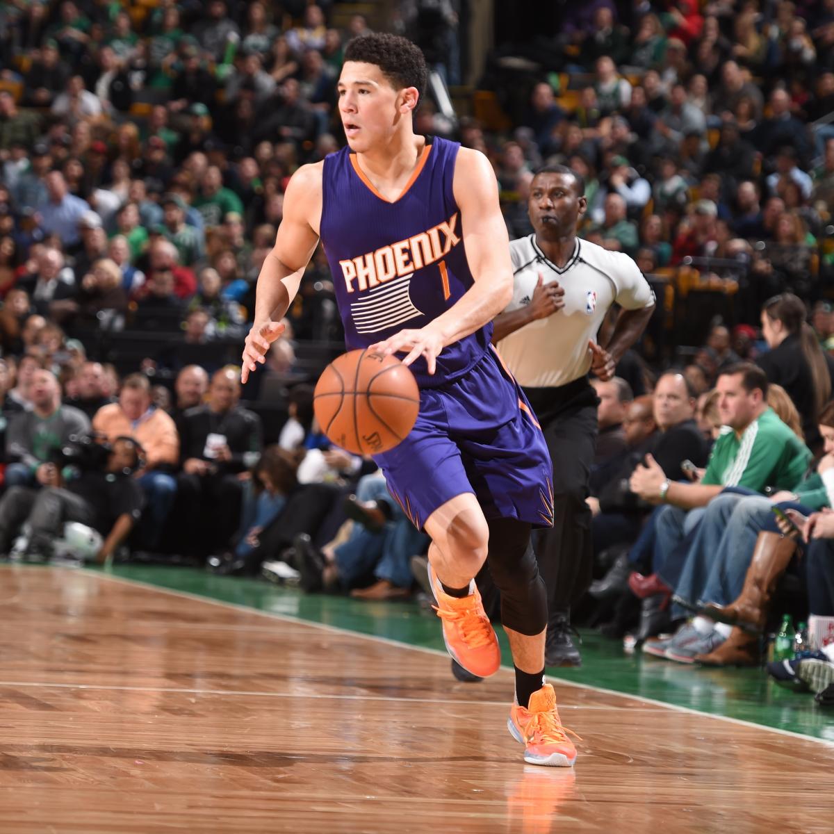 Devin Booker Sets Suns Rookie Record with 6 3-Pointers Made | News ...