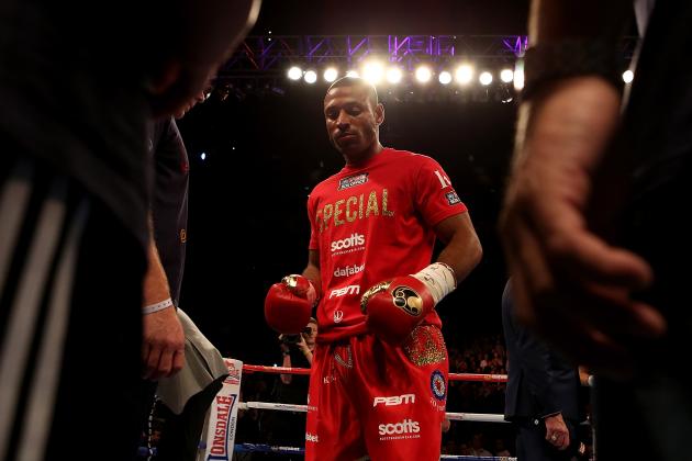 LONDON, ENGLAND - MAY 30:  Kell Brook of England prepares for his IBF World Welterweight Championship bout against Frankie Gavin of England at The O2 Arena on May 30, 2015 in London, England.  (Photo by Ben Hoskins/Getty Images)