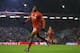 Liverpool's Sheyi Ojo celebrates after scoring during the English FA Cup third-round replay soccer match between Liverpool and Exeter at Anfield Stadium, Liverpool, England, Wednesday Jan. 20, 2016. (AP Photo/Jon Super)