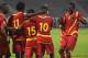 Guinea's players celebrate after scoring a second goal against Namibia during the qualifying football match for the 2018 FIFA World Cup between Guinea and Namibia on November 15, 2015 in the Moroccan city of Casablanca. AFP PHOTO / FADEL SENNA (Photo credit should read FADEL SENNA/AFP/Getty Images)