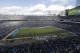The Carolina Panthers play the Seattle Seahawks during the second half of an NFL divisional playoff football game, Sunday, Jan. 17, 2016, in Charlotte, N.C. (AP Photo/Bob Leverone)