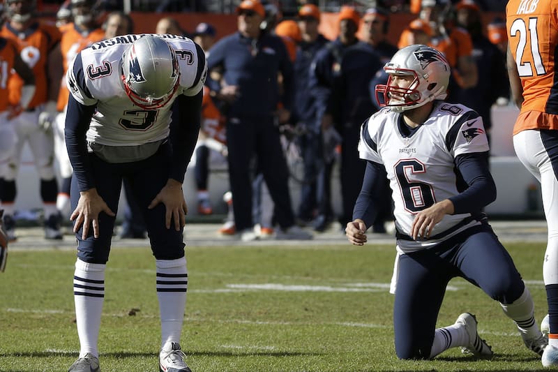Resultado de imagem para gostkowski missed extra point afc championship