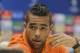 FC Shakhtar's Alex Teixeira attends a press conference at Arena Lviv stadium in Lviv, Western Ukraine, Tuesday, Sept. 29, 2015. PSG and FC Shakhtar will play on Wednesday in Group A Champions League soccer match in Lviv. (AP Photo/Efrem Lukatsky)