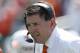 MIAMI GARDENS, FL - OCTOBER 24: Head coach Al Golden of the Miami Hurricanes looks on during first quarter action against the Clemson Tigers on October 24, 2015 at Sun Life Stadium in Miami Gardens, Florida. (Photo by Joel Auerbach/Getty Images)