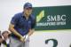 Jordan Spieth of the United States watches his shot after teeing off on the third hole during the final round of the SMBC Singapore Open golf tournament at Sentosa Golf Club's Serapong Course on Sunday, Jan. 31, 2016, in Singapore. (AP Photo/Wong Maye-E)
