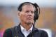 Maryland head coach Randy Edsall watches his team during the second half of an NCAA college football game against West Virginia, Saturday, Sept. 26, 2015, in Morgantown, W.Va. West Virginia defeated Maryland 45-6. (AP Photo/Raymond Thompson)