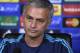 Chelsea Manager Jose Mourinho takes questions during a press conference following a training session at their training ground in Cobham, England, Tuesday Nov. 3, 2015. Chelsea will play Dynamo Kiev in a Champions League Group G soccer match on Wednesday (AP Photo/Tim Ireland)