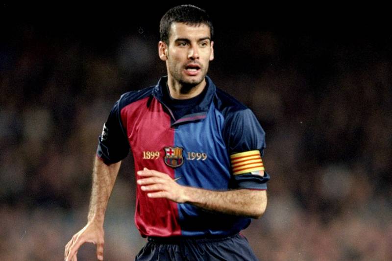  Mar 2000:  Pep Guardiola of Barcelona during the