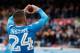 NAPLES, ITALY - JANUARY 31: Lorenzo Insigne of Napoli celebrates during the Serie A match between SSC Napoli and Empoli FC at Stadio San Paolo on January 31, 2016 in Naples, Italy. (Photo by Maurizio Lagana/Getty Images)