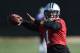 SAN JOSE, CA - FEBRUARY 05: Quarterback Cam Newton #1 of the Carolina Panthers participates in drills during practice prior to Super Bowl 50 at San Jose State University on February 5, 2016 in San Jose, California. The Carolina Panthers face the Denver Broncos in Super Bowl 50 on February 7. (Photo by Thearon W. Henderson/Getty Images)