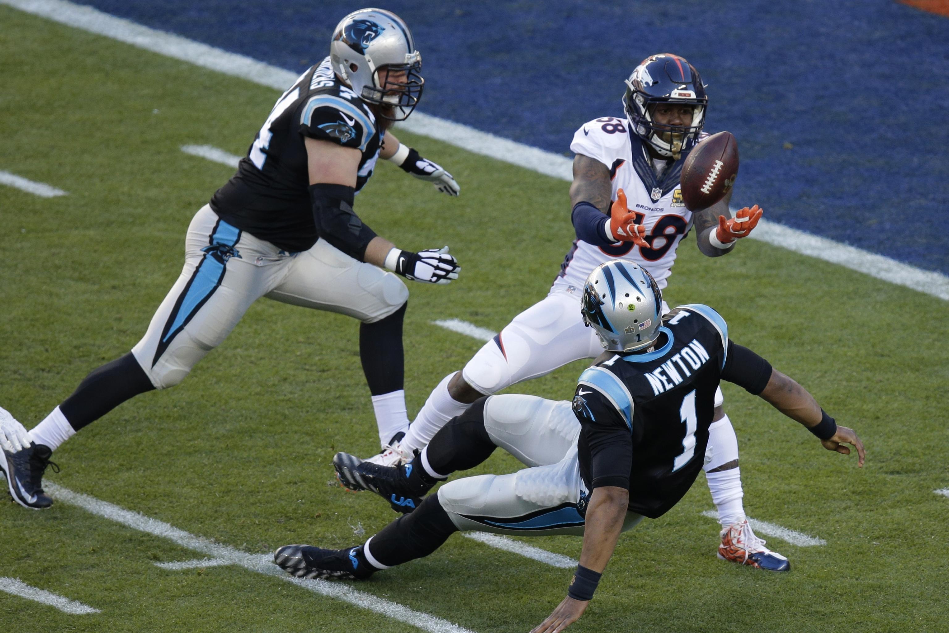 Broncos Defense Strips Cam Newton, Scores First Touchdown of the Super Bowl