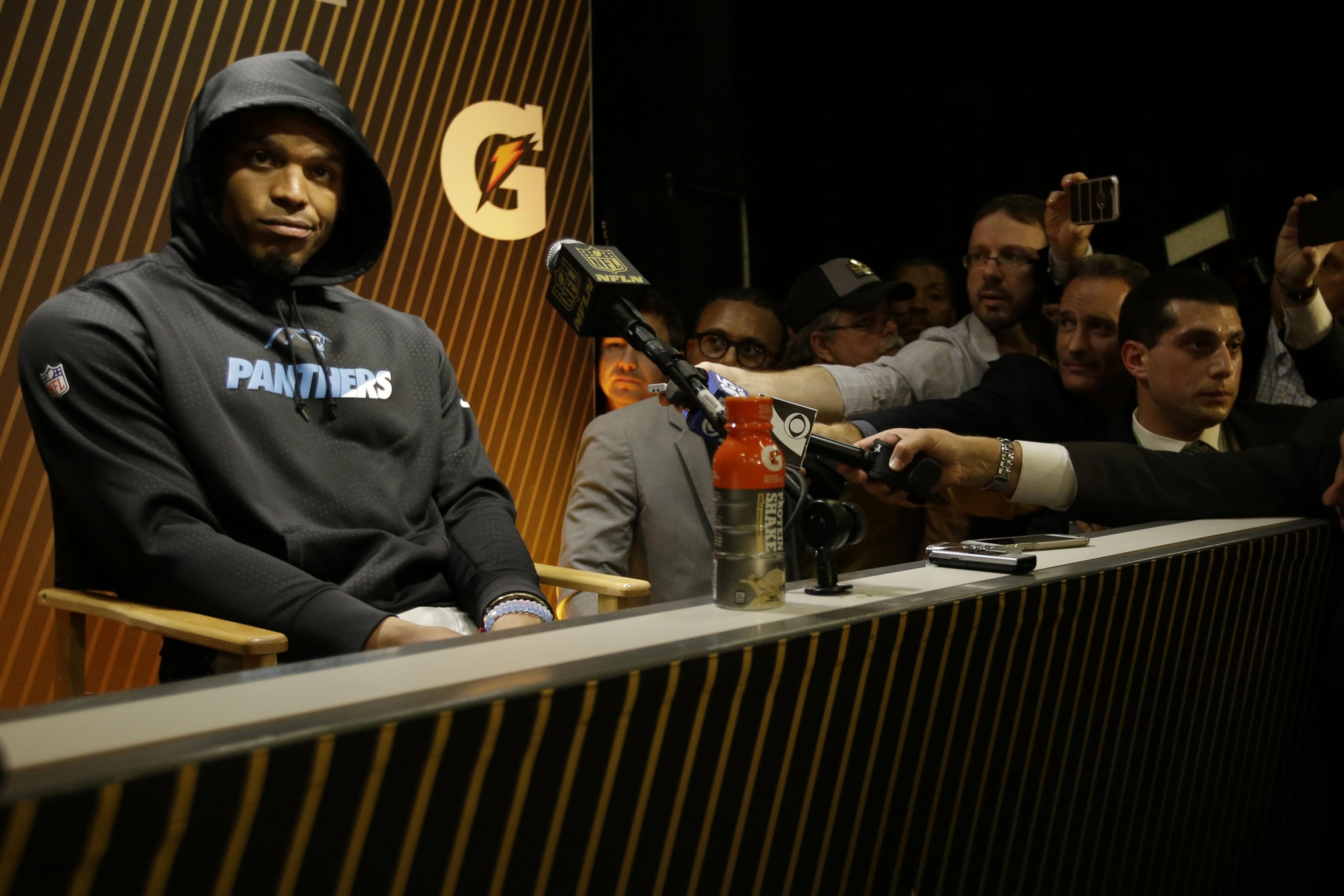 Carolina Panthers star Cam Newton tight-lipped after Super Bowl 50