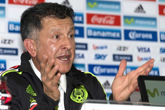 Colombian Juan Carlos Osorio  speaks  to journalists during a press conference  in Mexico City on October 14, 2015. Osorio was announced as the new coach of the Mexican National football team. AFP PHOTO/OMAR TORRES        (Photo credit should read OMAR TORRES/AFP/Getty Images)