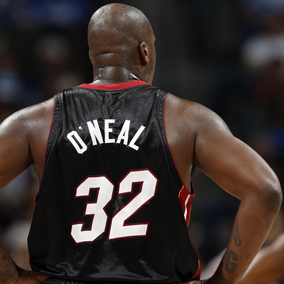 Miami Heat retiring Shaquille O'Neal's No. 32 jersey next season – The  Denver Post