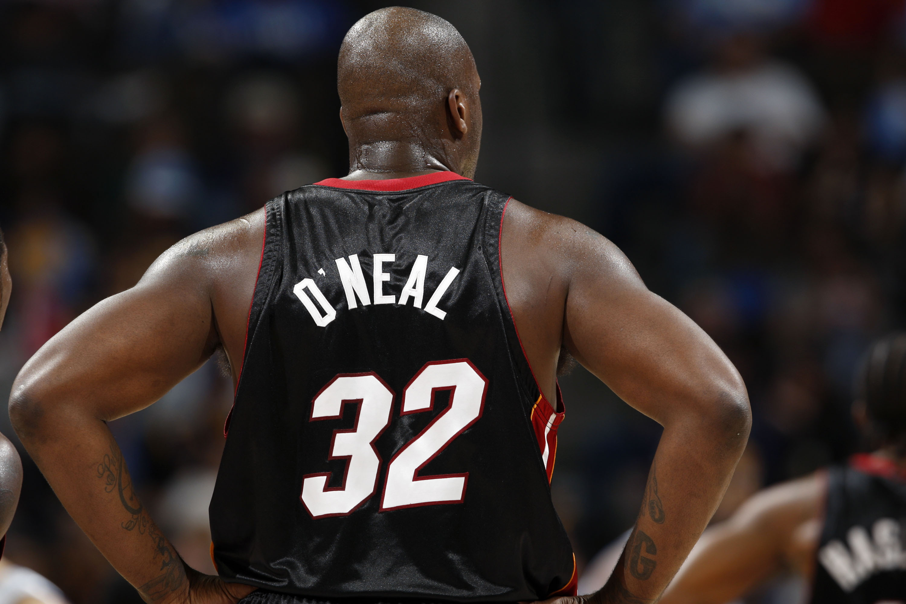 Number 32 Shaquille O Neal of the Miami Heat Up Close Editorial Image -  Image of fans, competition: 31349400
