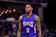 Sacramento Kings forward Rudy Gay (8) plays in the second half of an NBA basketball game Saturday, Jan. 30, 2016, in Memphis, Tenn. (AP Photo/Brandon Dill)