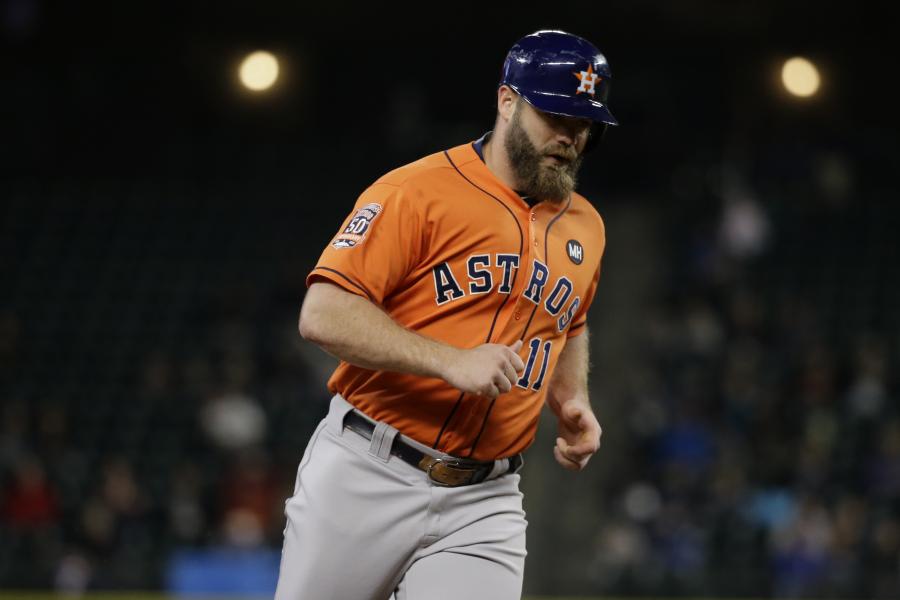 Evan Gattis busts slump at perfect time for Houston Astros