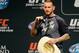 Jan 2, 2015; Las Vegas, NV, USA; Former WWE star Phil CM Punk Brooks is the featured guest for the UFC 182 Q&A session Friday evening before the start of the weigh-ins at the MGM Grand Garden Arena. Mandatory Credit: Jayne Kamin-Oncea-USA TODAY Sports