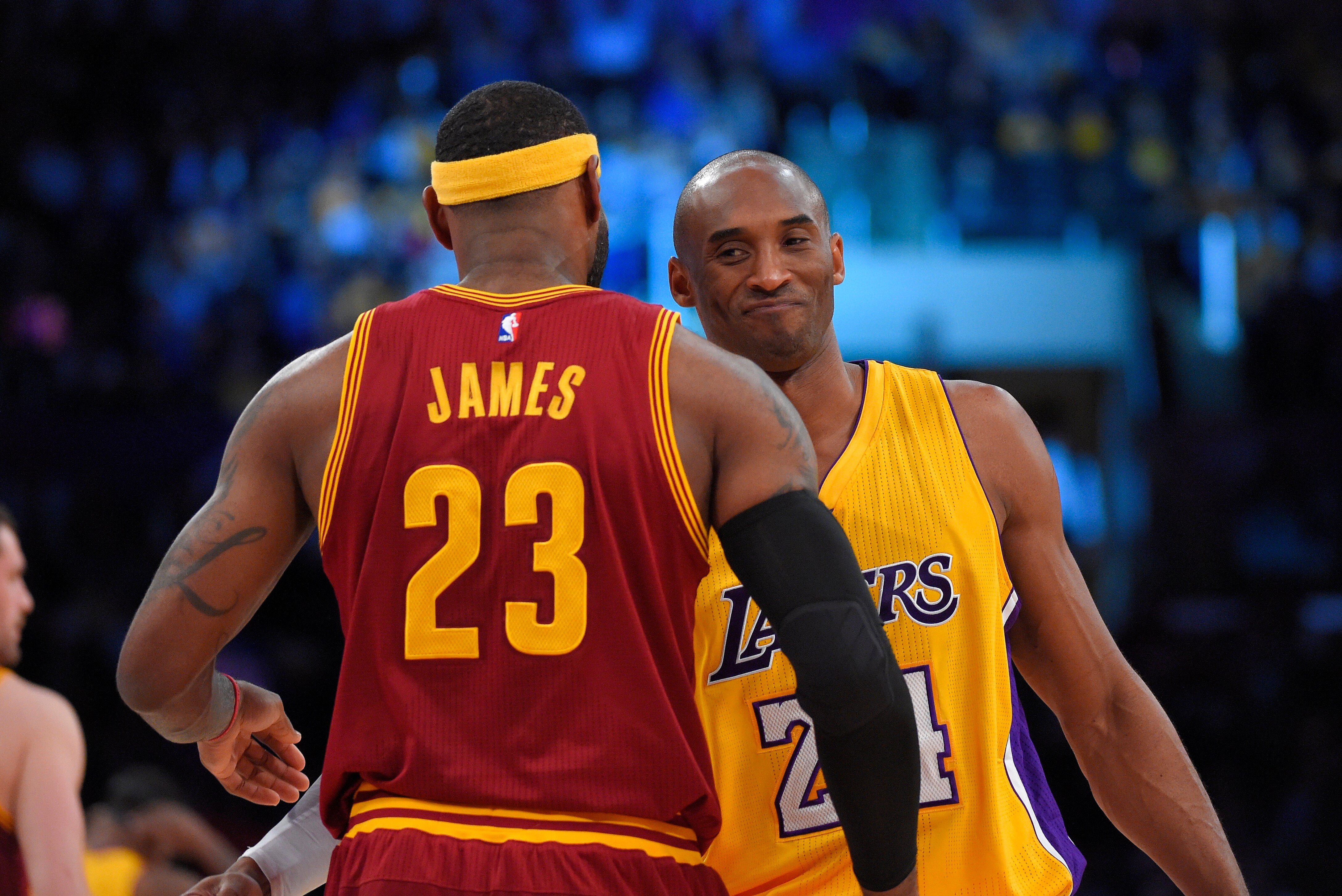 kobe bryant and lebron james
