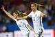 FRISCO, TX - FEBRUARY 10: Alex Morgan #13 of USA celebrates her goal in the first minute of play against Puerto Rico during 2016 CONCACAF Women's Olympic Qualifying at Toyota Stadium on February 10, 2016 in Frisco, Texas. (Photo by Ronald Martinez/Getty Images)