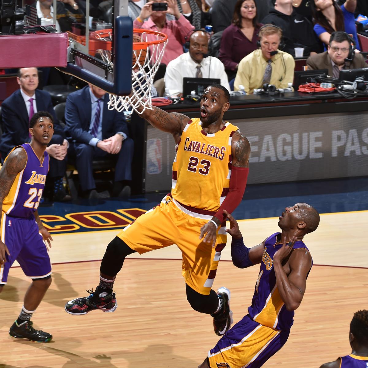 Lakers vs. Cavaliers: Score, Highlights and Reaction from 2016 Regular ...