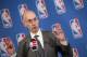 NBA Commissioner Adam Silver speaks at a news conference after an annual NBA basketball owners meeting, Friday, Oct. 23, 2015 in New York. (AP Photo/Mark Lennihan)