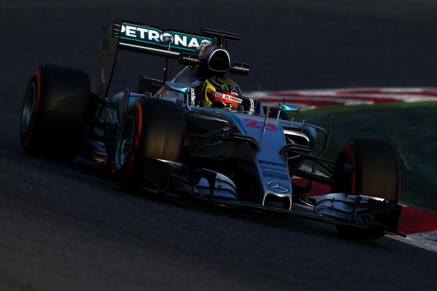 MONTMELO, SPAIN - FEBRUARY 19:  Pascal Wehrlein of Germany and Mercedes GP drives during day one of Formula One Winter Testing at Circuit de Catalunya on February 19, 2015 in Montmelo, Spain.  (Photo by Mark Thompson/Getty Images)