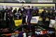 DAYTONA BEACH, FL - FEBRUARY 13: Denny Hamlin, driver of the #11 FedEx Express Toyota, celebrates in Victory Lane after winning the NASCAR Sprint Cup Series Sprint Unlimited at Daytona International Speedway on February 13, 2016 in Daytona Beach, Florida. (Photo by Patrick Smith/Getty Images)