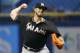 ST. PETERSBURG, FL - OCTOBER 1: Jose Fernandez #16 of the Miami Marlins pitches during the first inning of a game against the Tampa Bay Rays on October 1, 2015 at Tropicana Field in St. Petersburg, Florida. (Photo by Brian Blanco/Getty Images)
