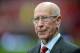 Former Manchester United player Sir Bobby Charlton prepares to watch the English Premier League football match between Manchester United and Norwich City at Old Trafford in Manchester, north west England on December 19, 2015. / AFP / OLI SCARFF (Photo credit should read OLI SCARFF/AFP/Getty Images)