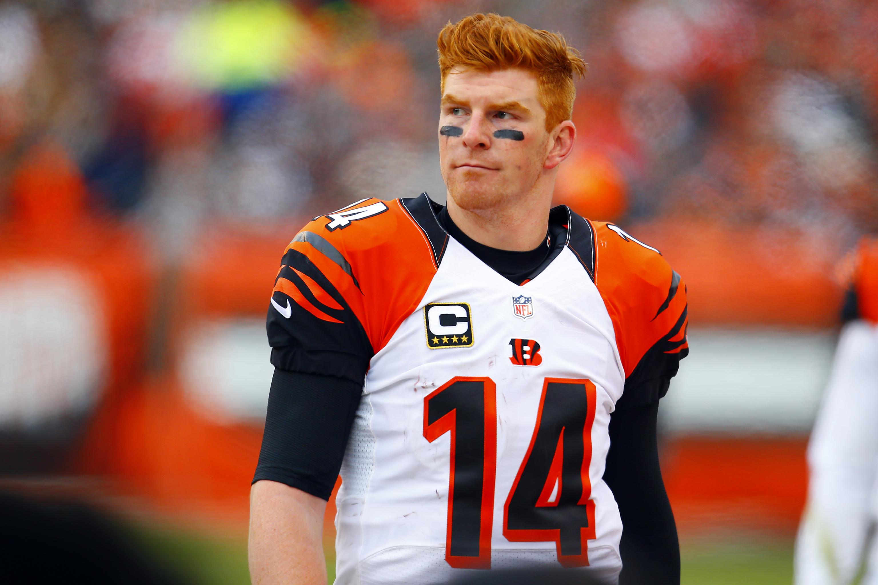 The Sporting News on X: Bengals QB Andy Dalton stayed on the