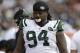 New York Jets nose tackle Damon Harrison (94) walks on the sideline during the second half of an NFL football game against the Oakland Raiders in Oakland, Calif., Sunday, Nov. 1, 2015. (AP Photo/Ben Margot)