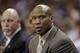 Los Angeles Lakers head coach Byron Scott watches in the second half of an NBA basketball game between the Lakers and the Cleveland Cavaliers, Wednesday, Feb. 10, 2016, in Cleveland. (AP Photo/Tony Dejak)