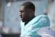 Miami Dolphins wide receiver Greg Jennings during warm ups before an NFL football game in Jacksonville, Fla., Sunday, Sept. 20, 2015.(AP Photo/Phelan M. Ebenhack)